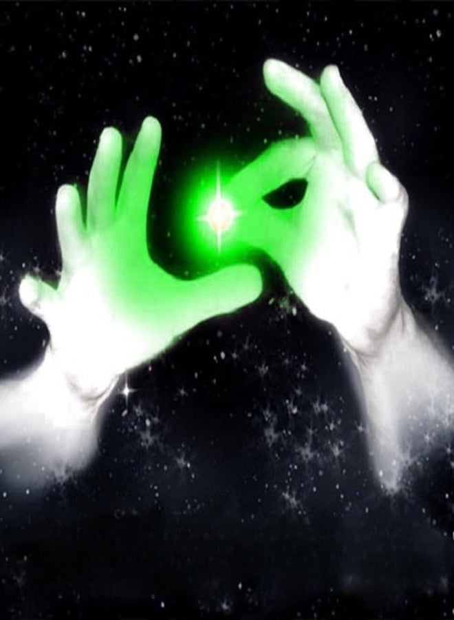 MilesMagic Set of 2 Magic Light Up Thumb Tip | Lights from Everywhere | Easy to Do Flash Lights from Anywhere Close Up Routines Finger Illusion Magic Trick (Green) - Image 2